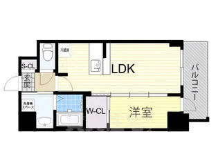 エステムコート新大阪17ベイス【12階】の間取り
