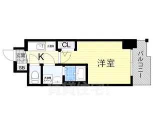 エステムコート新大阪17ベイス【11階】の間取り