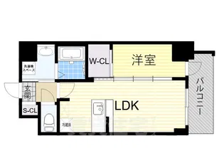 エステムコート新大阪17ベイス【10階】の間取り
