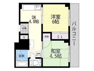 メゾンムーラン【3階】の間取り