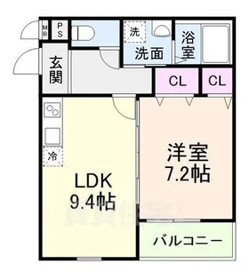 フジパレス今川Ⅰ番館【1階】の間取り