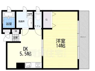 サンメルコ【4階】の間取り