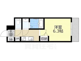 スプランディッド5【9階】の間取り