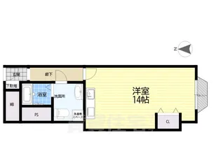 チサンマンション第8新大阪【10階】の間取り