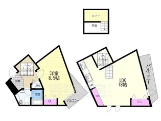 PARK HILLS OYAKE 1【2階】の間取り