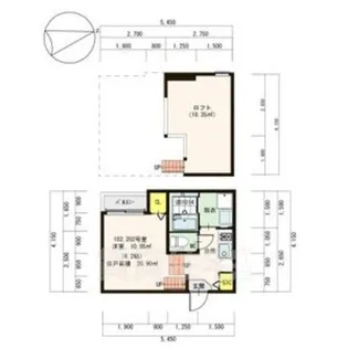 ハーモニーアスカ【2階】の間取り