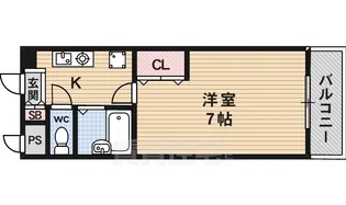 コモド清水【2階】の間取り