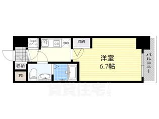 アドバンス新大阪ラシュレ【10階】の間取り