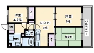 サンメゾンイズミ【101号室】の間取り