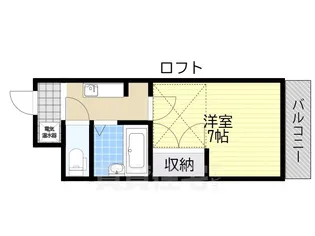 プレステージ桜ノ宮【9階】の間取り