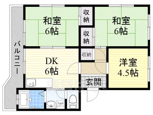 江尻マンション【3階】の間取り