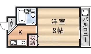 フォレスト山科【4階】の間取り