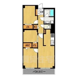丸の内パークマンション【10階】の間取り