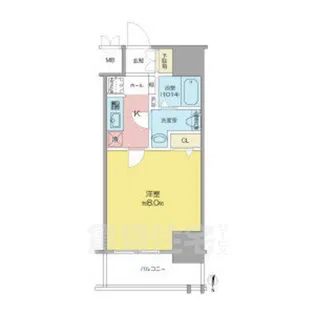 SHOKEN Residence名古屋SOUTH【13階】の間取り