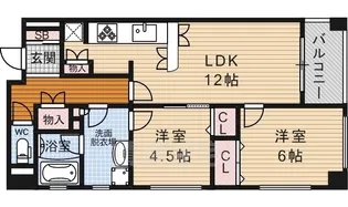 エルシア四条麩屋町【2階】の間取り