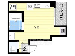 ジェミニ阪南【1階】の間取り