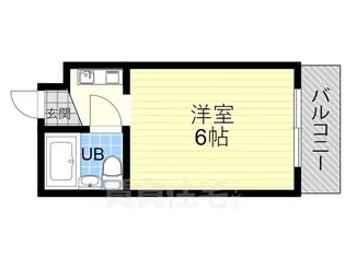 杭全ダイヤモンドライフ【4階】の間取り