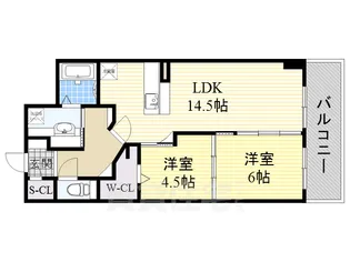 COCO MARINI【6階】の間取り