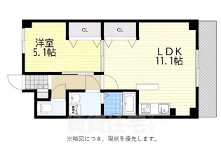 パンジー豆田【3階】の間取り