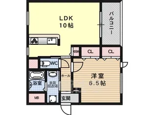 プリムローズ【2階】の間取り