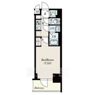 S-RESIDENCE名駅太閤【7階】の間取り
