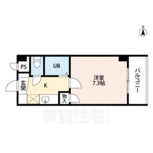 グリュックハーベン【8階】の間取り