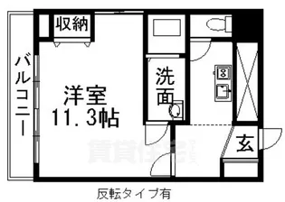 フィーブル・サカエ【6階】の間取り