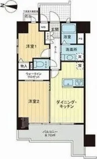 ライオンズマンション新大阪第6【12階】の間取り