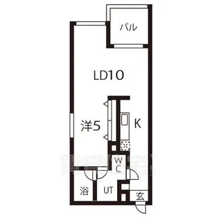 クロサスレジデンス徳川園【9階】の間取り