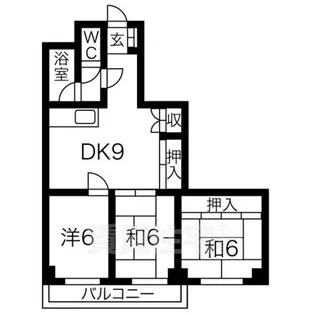 NTビル白壁【3階】の間取り