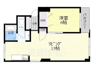 グランドコーポラス新大阪【4階】の間取り