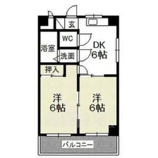 スワン一番館【3階】の間取り