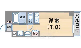 レジーナ西宮北口【3階】の間取り