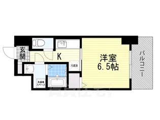 レジュールアッシュ天王寺舟橋【5階】の間取り