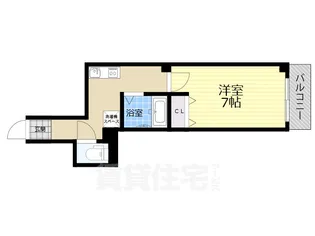 ラ・フォンテ尼崎駅前【8階】の間取り