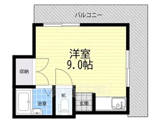 ウツミニューハイツ【3階】の間取り