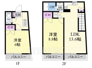 パークハウス【1階】の間取り