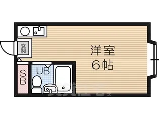 グランドハイツ平野西【2階】の間取り