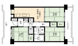 アーバンフォレスト金山 8号棟【9階】の間取り