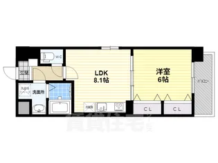 Casa洛南【4階】の間取り