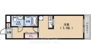珠光ビル四条大宮2【3階】の間取り