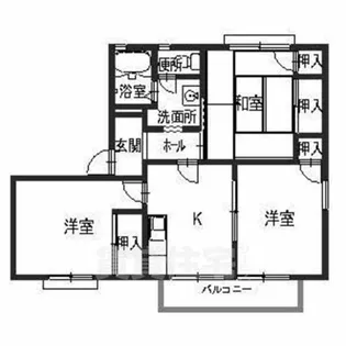 シヤンボール角谷II【B101号室】の間取り