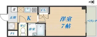グランメール永和【1階】の間取り