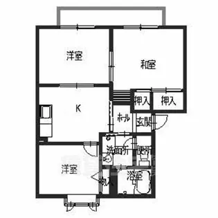 コスモス結崎C【2階】の間取り