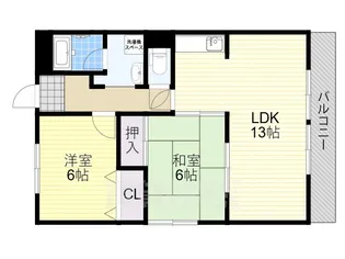 RIVER ANNE【503号室】の間取り