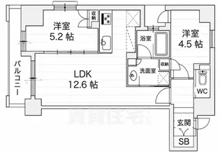 SOHO烏丸【3階】の間取り