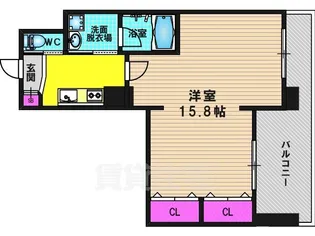 グランレブリー洛西口【6階】の間取り
