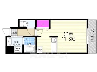 京町壱番館【2階】の間取り