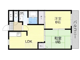 AMIJIKマンション【2階】の間取り