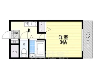 クラトン平野【212号室】の間取り